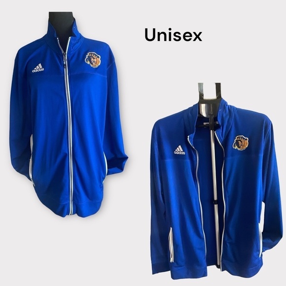 Vintage Adidas Royal Blue Jacket UCR University of California Riverside Size L - Picture 8 of 12